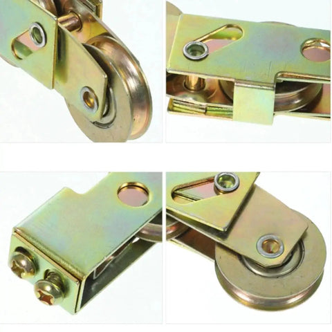 1-1/4 Inch Sliding Door Rollers Replacement Set for patio doors, glass doors; includes durable carbon steel, smooth bearings, 2 rollers.