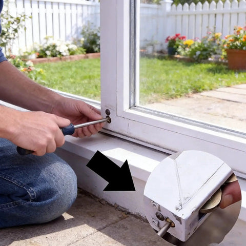 Installing Sliding Door Rollers Replacement Kit One And One Quarter Inch Tandem Roller Set For Patio And Shower Doors, 265 LB Capacity