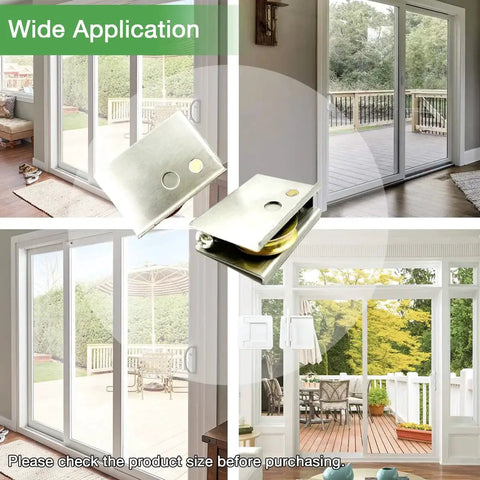 0C5Y00P0 Sliding Patio Door Rollers Compatible With Pella Sliding Glass Doors One And A Half Inch Steel Ball Bearing Wheels Adjustable Height Pack Of 2 For Smooth Easy Opening And Realigning Stuck Or Noisy Doors