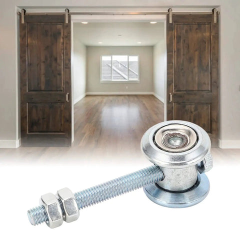 Sliding Door Track Roller Wheel With Stainless Steel Bearing Galvanized Rustproof Low Drag For Garage Doors Arc Design