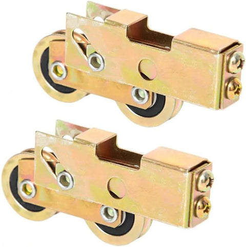 Sliding Patio Door Tandem Roller Replacement,1-1/4 Inch Steel Ball Wheel Bearing, 2 pack for sliding glass door screen