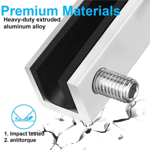 Close-up of heavy-duty extruded aluminum alloy used in Four Sets Sliding Window Locks With Key for enhanced security and durability.