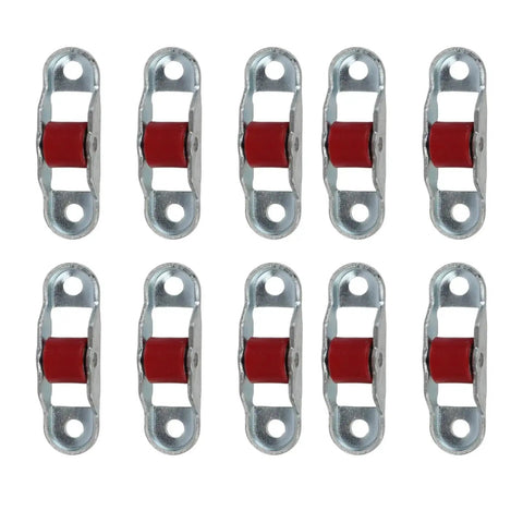 Sliding Door Window Pulley Kit With Base 12mm Stainless Steel Hardware Single Wheel Mute PP Wheel Roller Quiet Operation