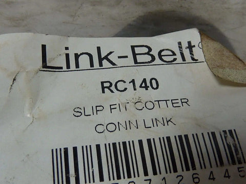 Label of Slip Fit Cotter Connector Link 568 RC140 Rexnord Brand New In Original Packaging Industrial Grade Component