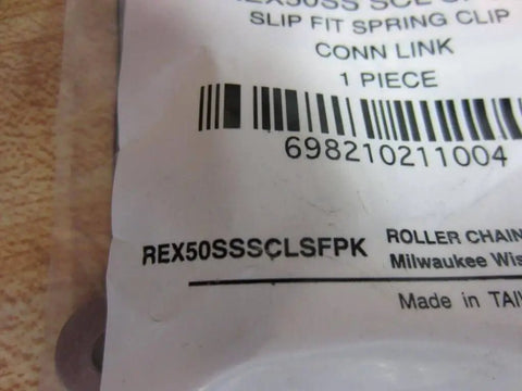 Slip Fit Spring Clip Connection Link Set For Rexnord REX50SSSCLSFPK Pack Of 6 packaging with barcode visible