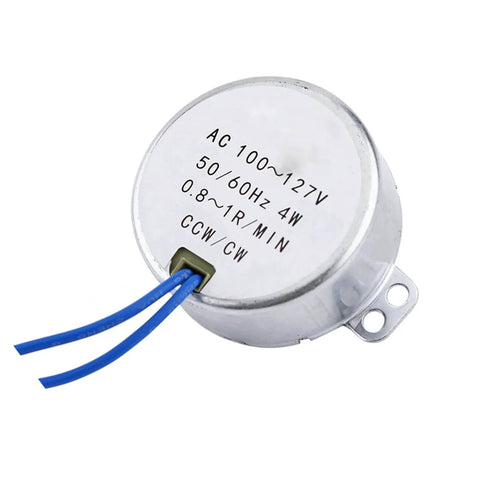 100V-127V Slow Rotating Motor, 0.8-1RPM Permanent Magnet Synchronous Motor CCW CW 4W 50/60Hz close-up