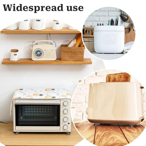 Kitchen appliances on shelves using 8Pcs 1/2 Inch Small Caster Wheels 360 Degree Swivel Casters for mobility.