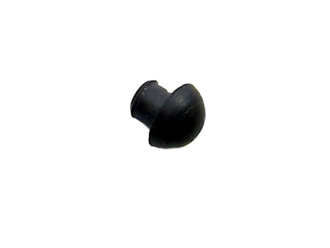 Small Rubber Push In Mushroom Bumper Fits Three Sixteenth Inch Opening And Eleven Thirty Second Inch Diameter With Five Thirty Second Inch Height 100 Pack