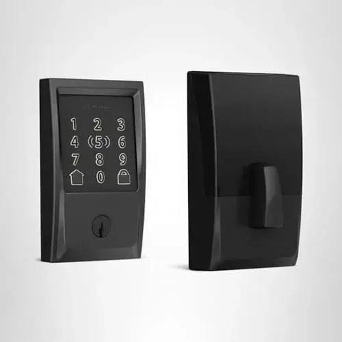 Smart WiFi Front Door Deadbolt With Built In WiFi App Control And Keyless Entry Unlock From Anywhere Through The Connected App