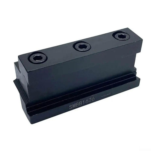 Beefy Alloy Steel Grooving And Parting Plate Holder For SPB Blades With 90 Degree Cutting Angle And Screw In Inserts For Precision CNC Milling Equipment SMBB1626