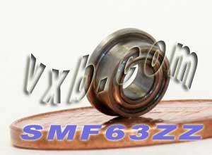 SMF63ZZ Flanged Bearing Shielded Stainless Steel 3x6x2.5 Bearings - VXB Ball Bearings