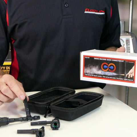 Redline EasyConnect 96-0190 universal EVAP leak detection kit with black carrying case and connectors