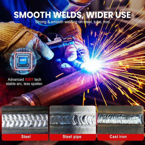 Portable Stick Welder Kit All In One 250Amp 110V Beginner Friendly With 20 Rods And Gloves Compact Arc Welder iron steel weld
