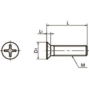 SNFS-M4-10-SD NBK Cross Recessed Flat Head Screws. Made in Japan- Pack of 20 - VXB Ball Bearings