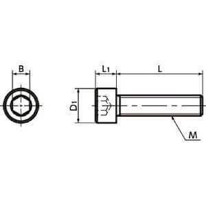 SNSH-M4-8-C276 NBK Socket Head Cap Screw - Hastelloy C-276 equiv Made in Japan