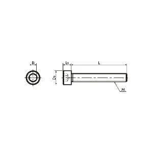 SNSS-M6-60-FT NBK Hex Socket Head Cap Screws - Full Thread. Made in Japan