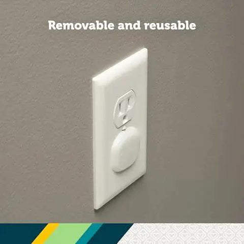 Keep curious hands safe with a 36-pack of removable, reusable electrical outlet covers that fit standard outlets and seal away live sockets.