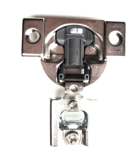 Front view of ✝️ 10-Pack 10 Pcs (Five Pairs) Soft Close Screw On Hydraulic Compact Hinge - 38N SERIES 105 deg 3/8 IN OVERLAY WITH SCREWS 105°