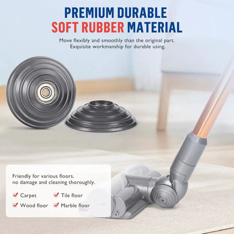 Ball Wheel Replacement With High Torque Cleaner Head Connector For Dyson Outsize V10 V11 V15 XL Cordless Vacuums on carpet