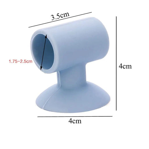 Soft silicone anti collision door pads with suction cup attachment protect walls and cabinets, cushion door impact, reduce noise