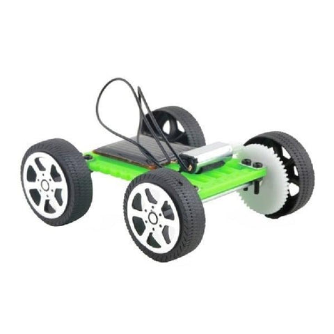 Solar Power Mini Car Kit 80x75x32mm DIY 42Q - Powered Toy