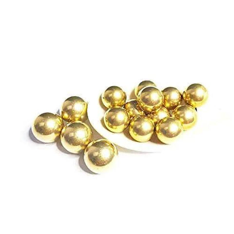 1000-Pack 0.8mm Solid Brass Balls for Electric Switches Machine Precise Copper Ball shown in a pile on white background.