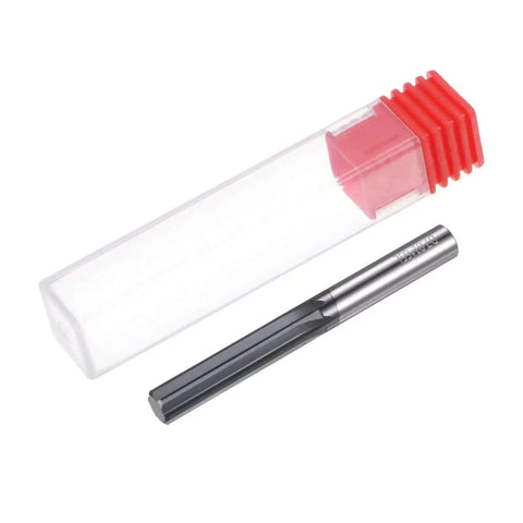 Solid Carbide Chucking Reamer 0.276 Inch Diameter Straight Flute with Straight Shank for Metalworking, shown with protective case