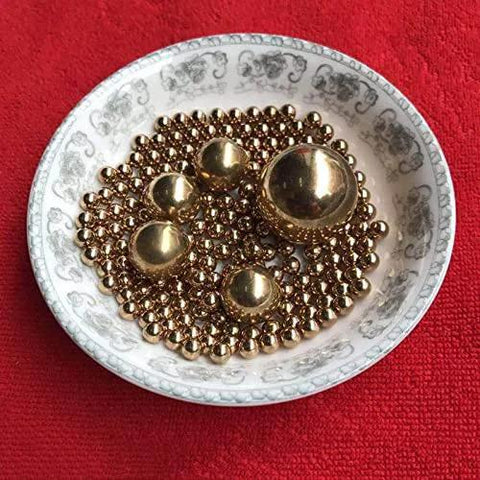 1mm 500pcs solid pure copper balls in dish, brass ball bead assortment for machinery and artware