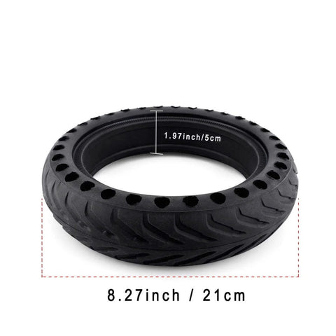 Solid Tires 8.5 Inches Electric Scooter Wheels Replacement Tire 8-1/2'' Front or Rear Honeycomb for Mijia M365, Gotrax GXL V2