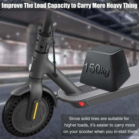 Solid Tire for m365 Electric Scooter Mijia Mi m365 pro/gotrax gxl V2/gotrax XR, supporting 150kg load, close-up view