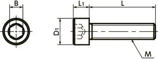 SPA-M6-30-C NBK Plastic Screw - Socket Head Cap Screws - RENY Pack of 10 Screws - Made in Japan - VXB Ball Bearings
