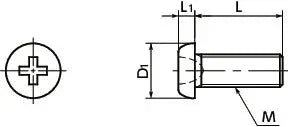 SPE-M1.4-4-MC NBK Plastic screw - Fine Thread - PEEK 10-Pack Screws - Made in Japan