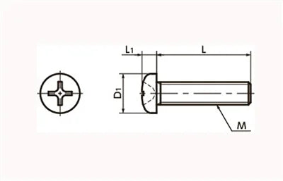 SPE-M2-10-P NBK Plastic Screws - Cross Recessed Pan Head Machine Screws - PEEK Pack of 20 Screws - Made in Japan - VXB Ball Bearings