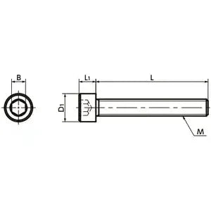 SPE-M6-100-C-FT NBK Plastic full thread screw made in Japan