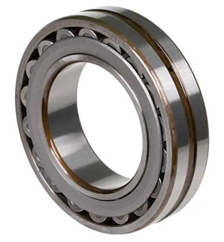 Side view of Spherical Roller Bearing Insert Set 75mm 22215LBKC3 Unmounted Replacements For Link-Belt Rexnord, interchangeable design.