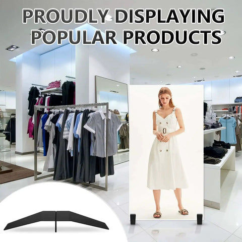 16 Piece Spider Feet Board Sign Holder Base Set for Adjustable Floor Mount Foam Board Displays in retail store