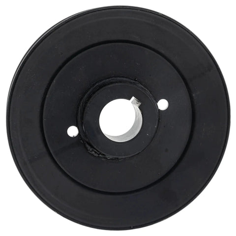 Spindle Sheave 5.00 OD And 1.00 ID OEM Replacement Part 00191800 Ariens. Black drive pulley for lawn mower systems.