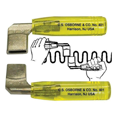 Industrial Spring Benders Three Eighths Inch By Two Inches With Nickel Plated Ends Slotted To Fit Curves And Unbend Bends