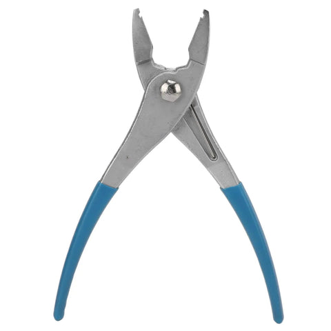 Spring Clamp Pliers Universal Radiator Hose Clamp Pliers 0.6 Inch Multi Directional Hose Clamp Pliers, blue handles, metal jaws