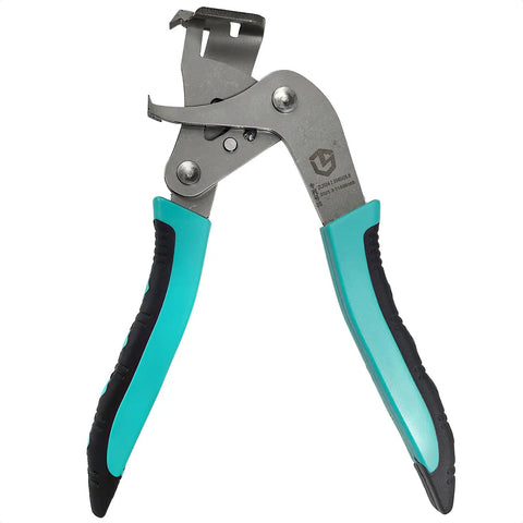 Car Clip Pliers and Auto Trim Removal Tools, Easy to Use Snap Pliers with teal handles for Fasteners Buckles and Rivets