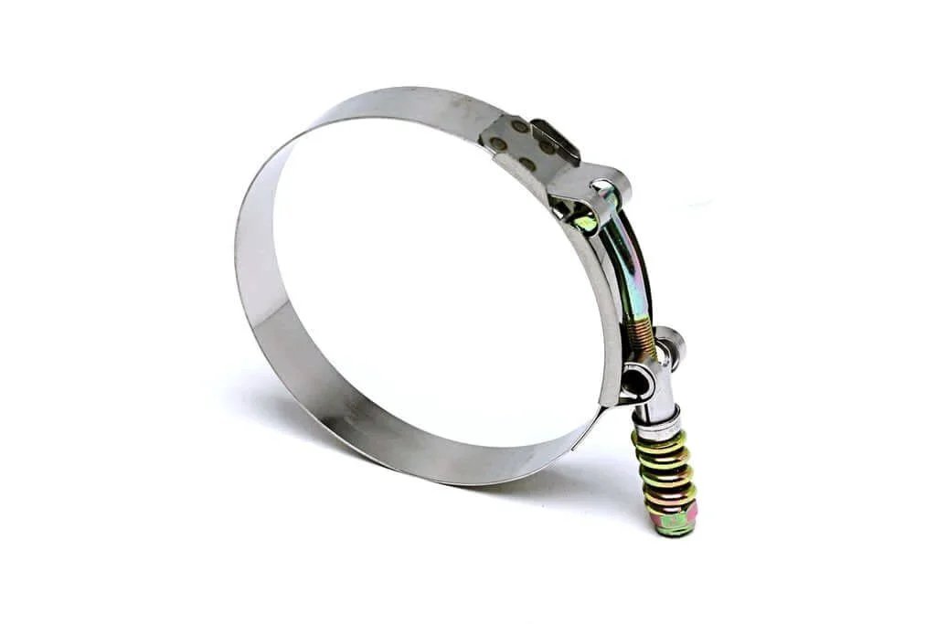 spring loaded t-bolt clamp for silicone hose 🍁