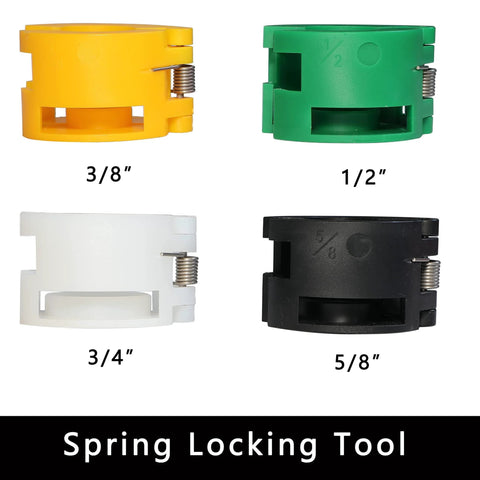Air Conditioning Line Disconnect Tool Set For Air Conditioning And Fuel Lines, Spring Lock Coupler Remover with color-coded sizes