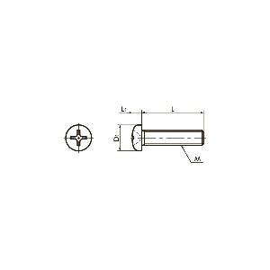 SPS-M2-6-P NBK Plastic Screw - Cross Recessed Pan Head Machine Screws - PPS Pack of 20 Screws - Made in Japan - VXB Ball Bearings