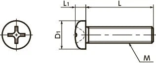 SPS-M3-10-P NBK Plastic Screw - Cross Recessed Pan Head Machine Screws - PPS Pack of 20 Screws - Made in Japan - VXB Ball Bearings