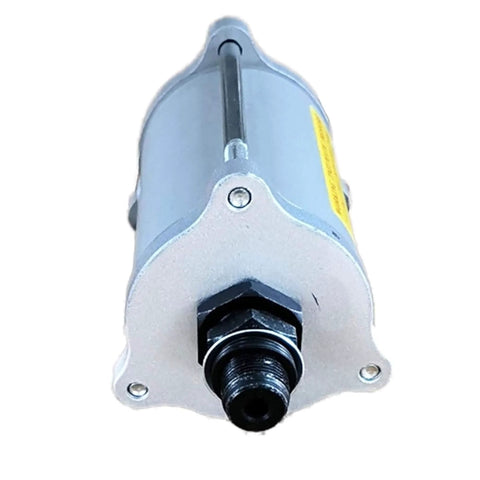 Front view of Square Compressed Air Motor for Pneumatic Hydraulic Pumps showing connection point and cylindrical design.