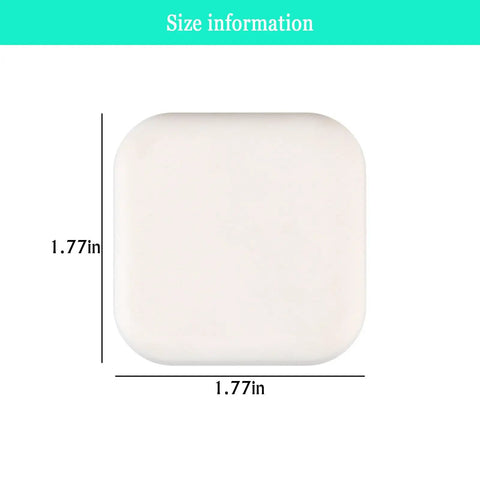 Heavy Duty Rubber Wall And Door Stopper Set Six Pack Self Adhesive Bumpers Quiet Silencers For Walls And Doors Square Shape