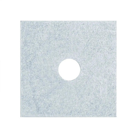 Square washer plate for 1-5/8 inch strut channel with 5/16 inch bolt hole, carbon steel, part of a twenty pack for electrical HVAC mounting.