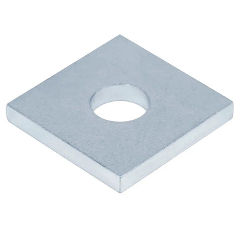 20 Pack Square Washer Plates for 1-5/8 Inch Strut Channel and 1/2 Inch Bolts with 9/16 inch hole, 41x41 mm, 5.6 mm thick