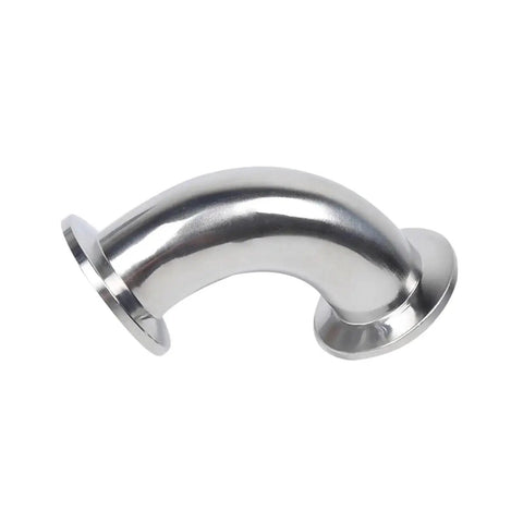 SS304 KF Vacuum 90 Degree Elbow Tri Clamp Flange Joint Compatible With KF16 KF25 KF40 KF50 For Right Angle Vacuum Piping