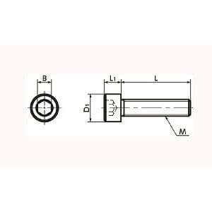 SSC-10-32-3/4 NBK Socket Head Cap Captive Screws (Inch Screws) Made in Japan